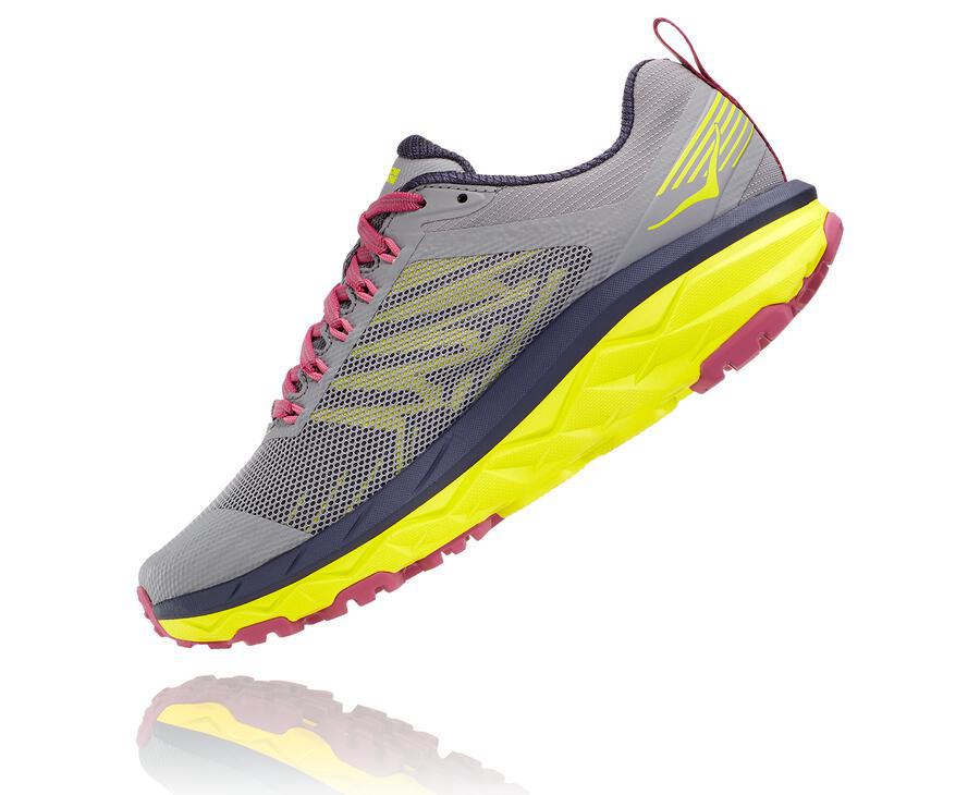 Tenis Hoka One One Trail Mujer Grises - Challenger Atr 5 - XGVZ45096